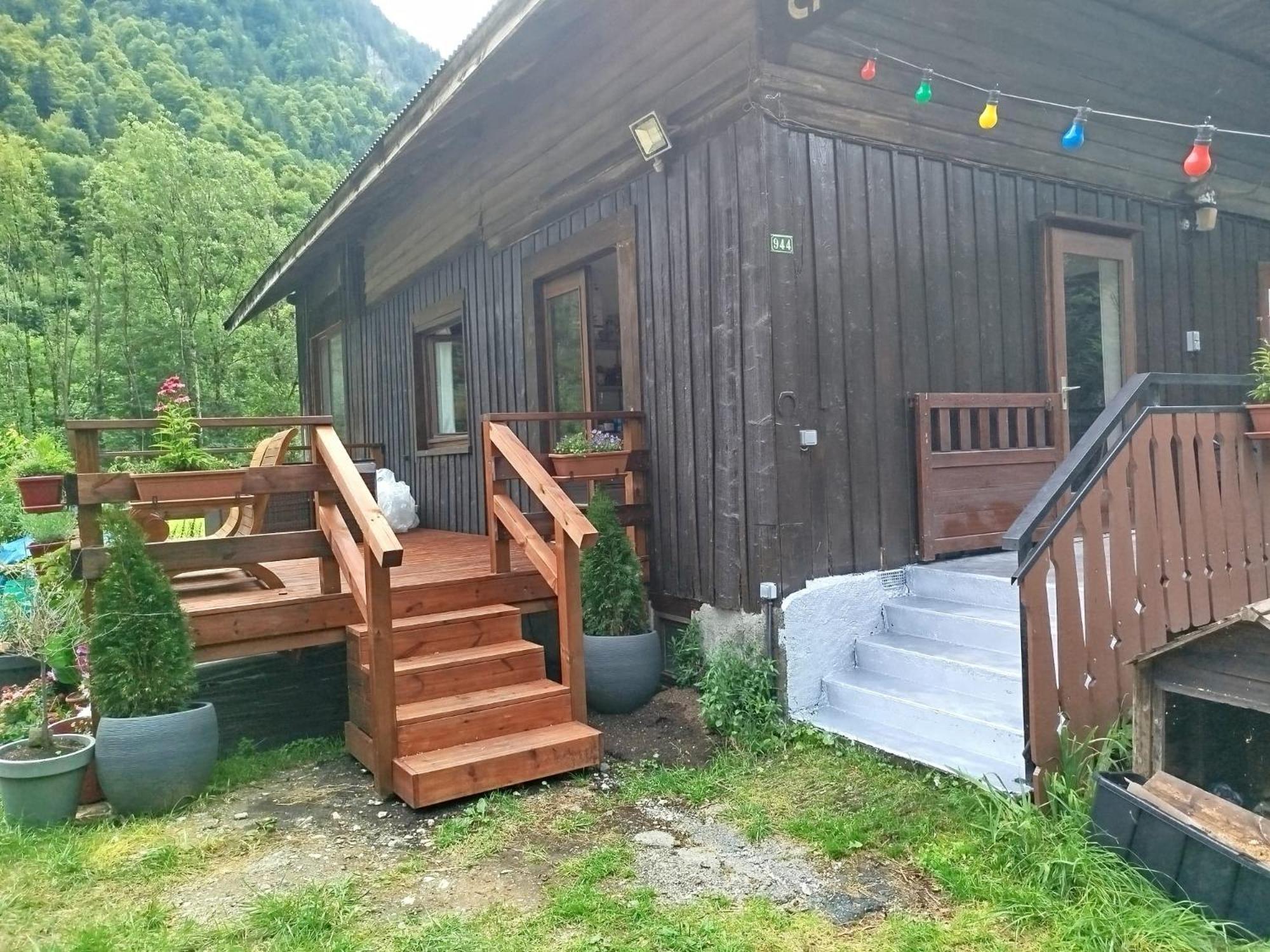 Chalet 8 Personnes + Grand Terrain Et Riviere Entremont Exterior foto